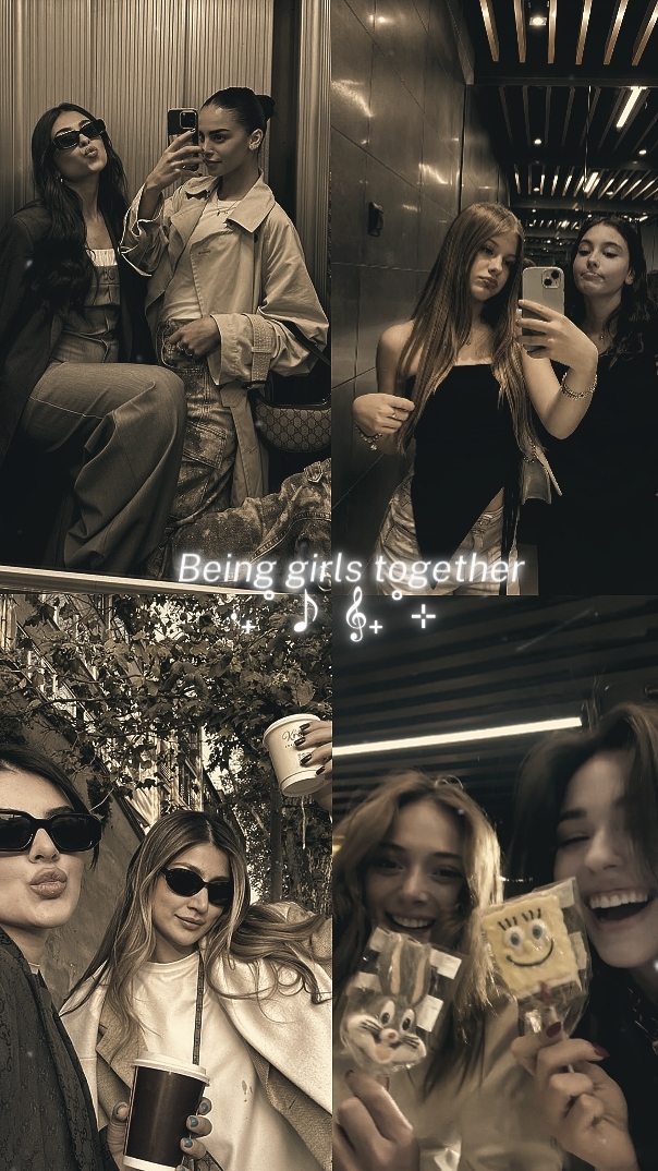 being girls together
