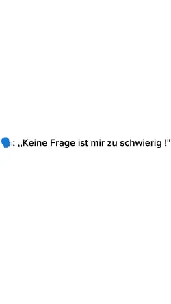 Nur diese eine...