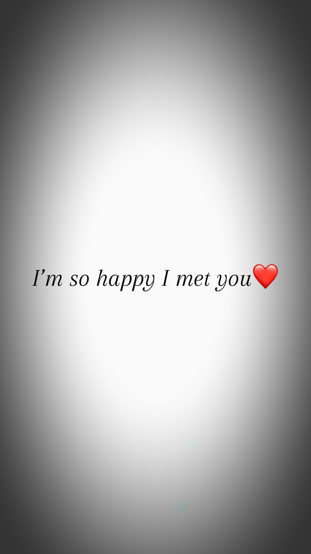 So happy nakilala kita