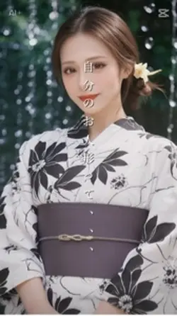 浴衣着ると可愛いエフェクトかかるね👘 ♡