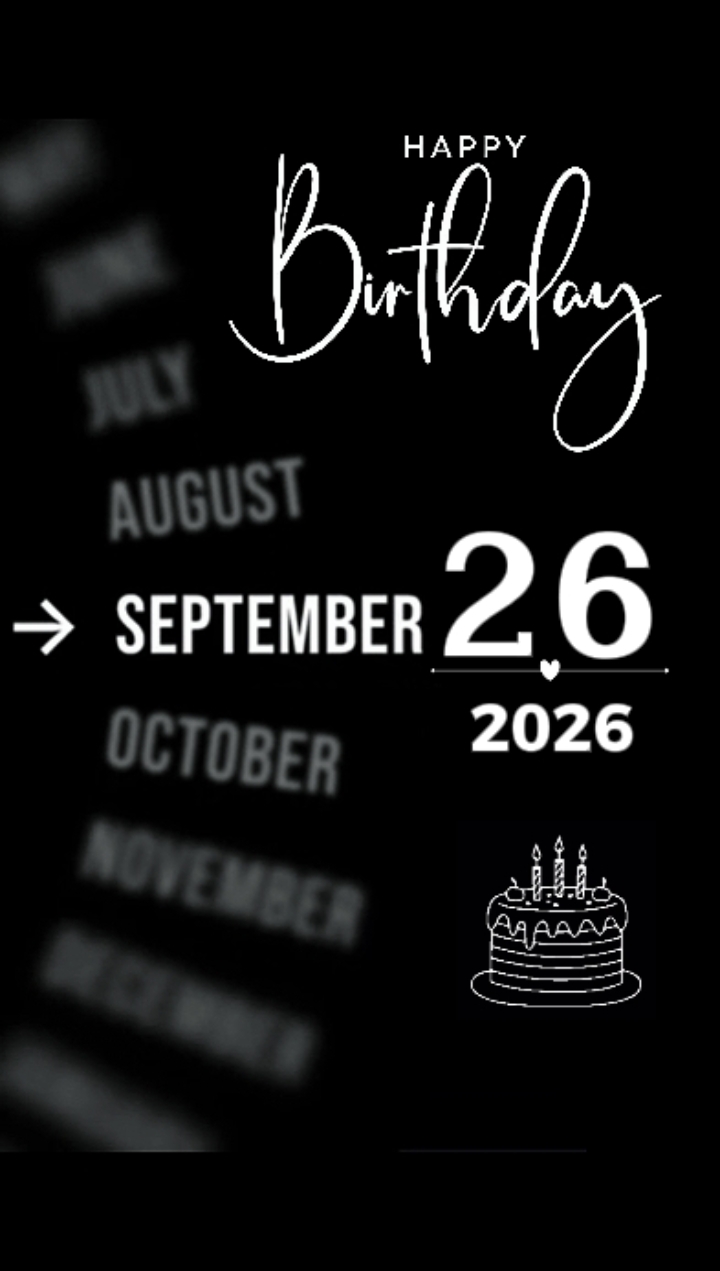 bday Daddy 26 sept
