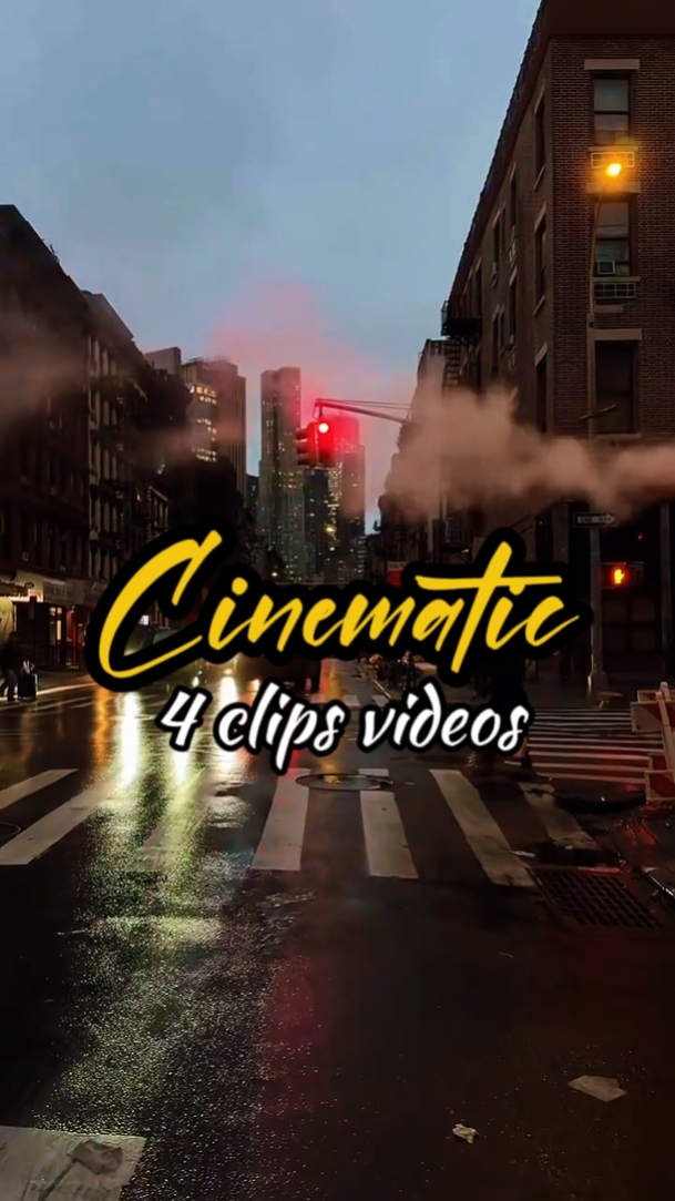 4 CLIPS CINÉMATIQUES