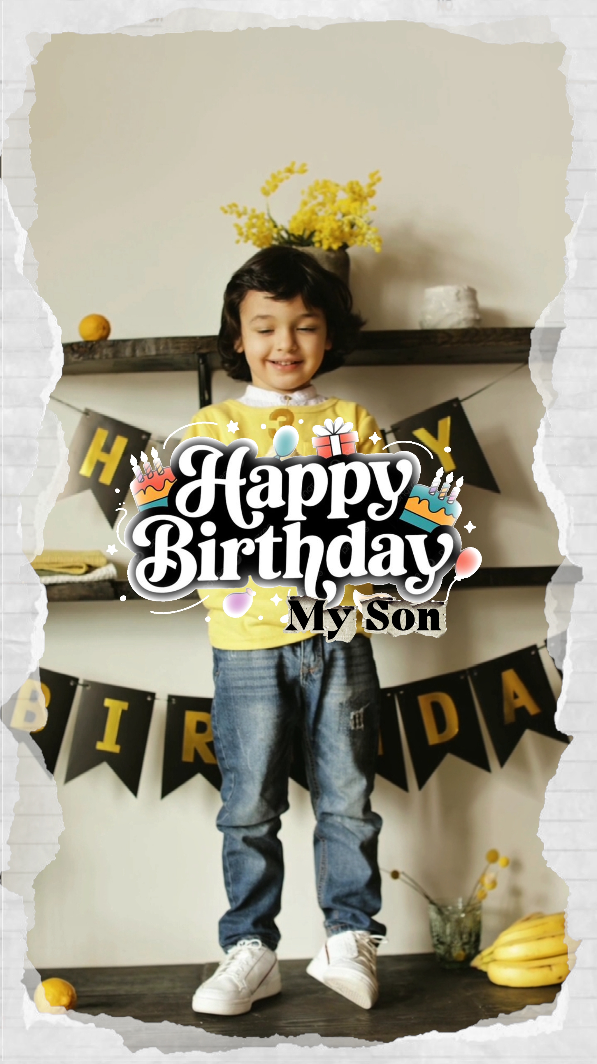 Feliz aniversário meu filho