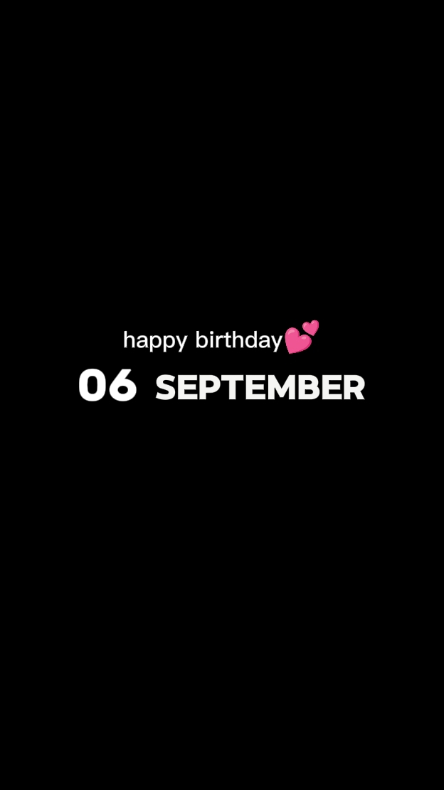 HBD 06 september 