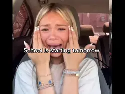 My school is tmrw! 💔