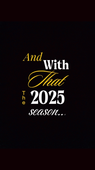 2025 season end 