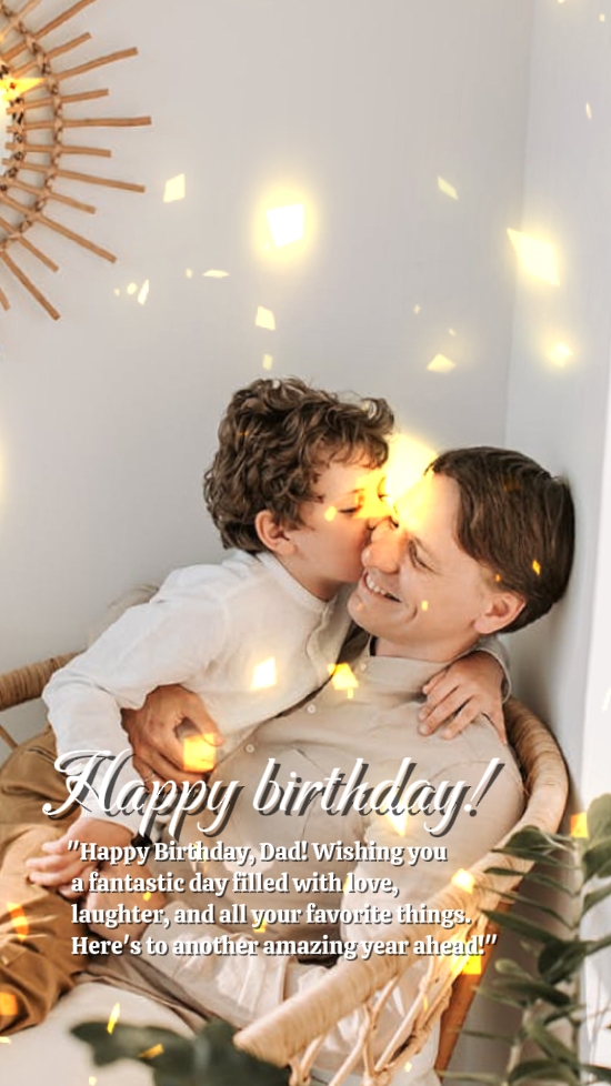 Feliz aniversário, pai! 