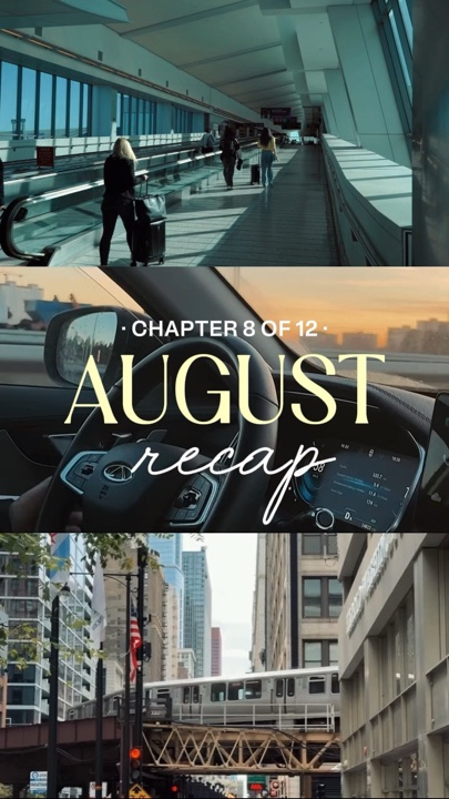 Vlog de recapitulação de agosto