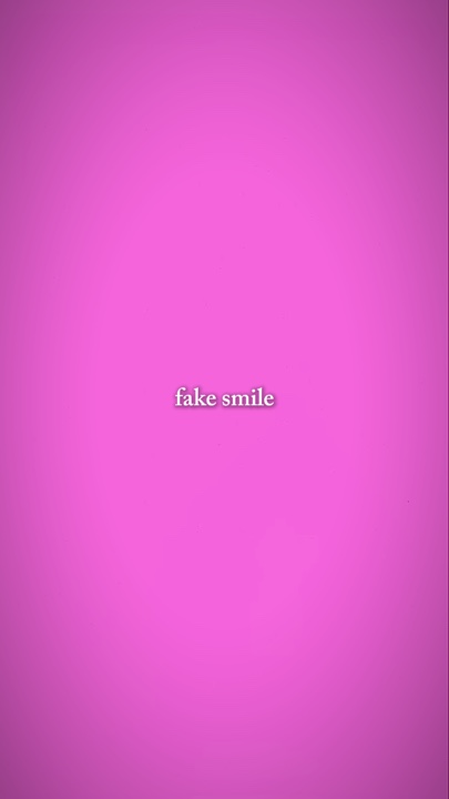 faux sourire