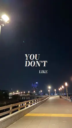 you dont like 