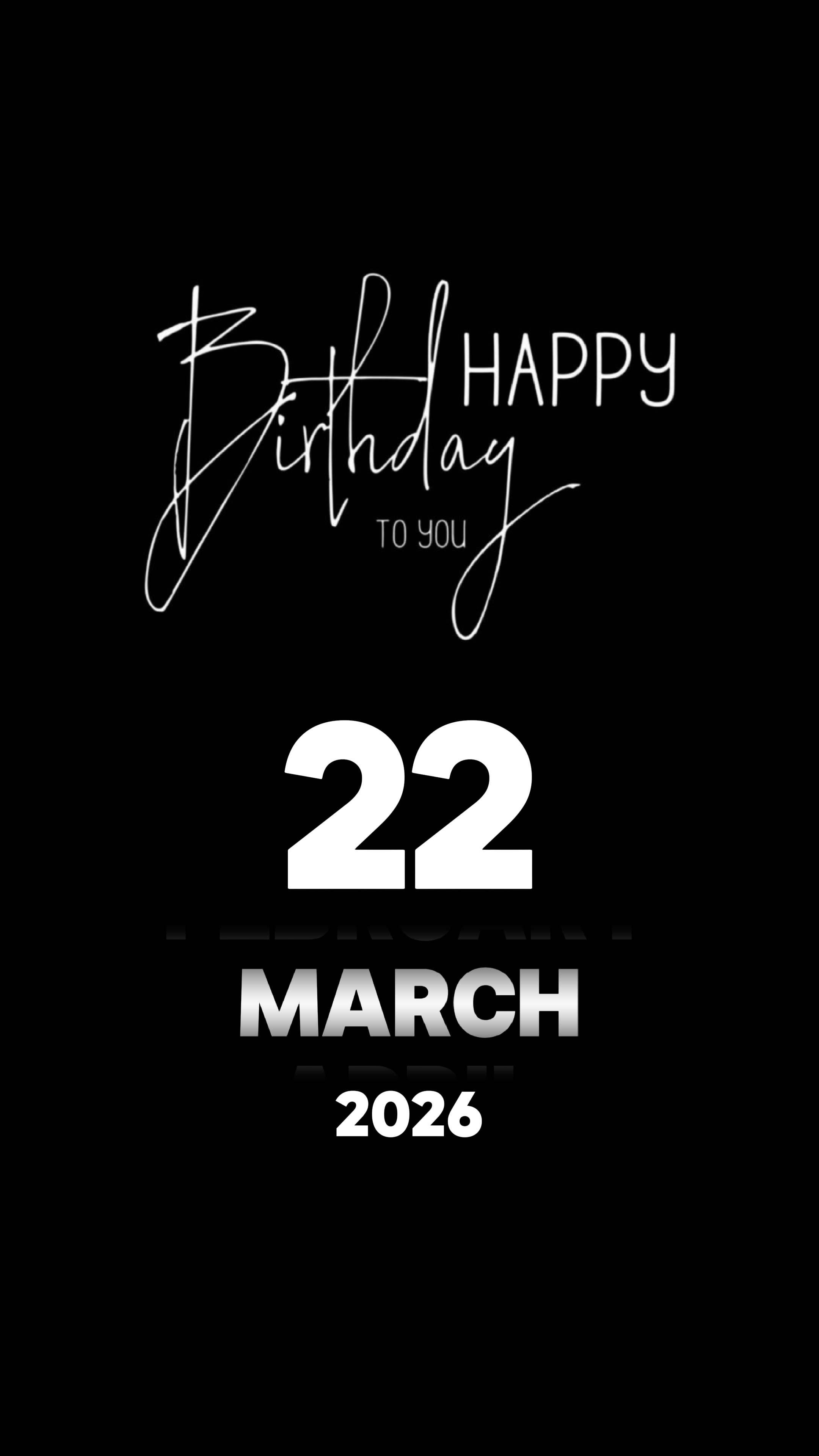 ULANG TAHUN 22 MARET 