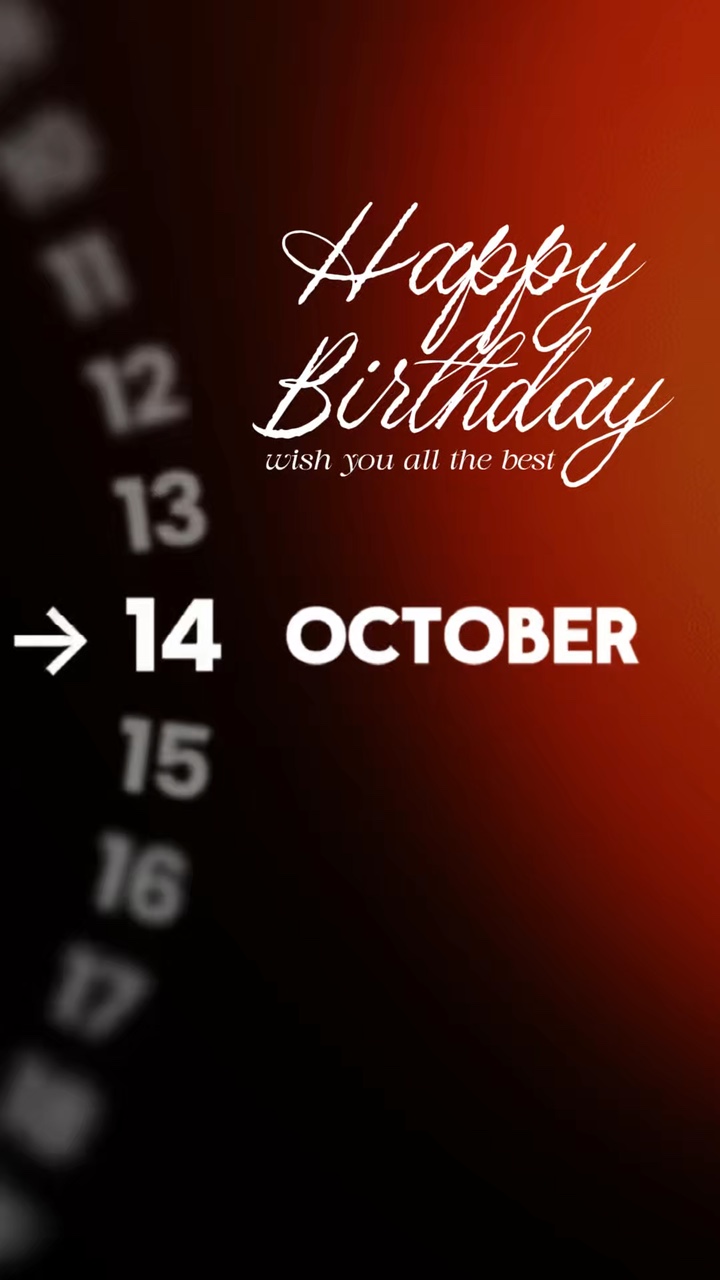 HBD 14 OCTOBRE