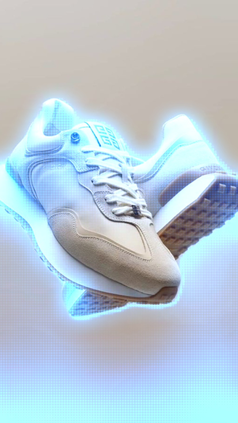 template sepatu kets