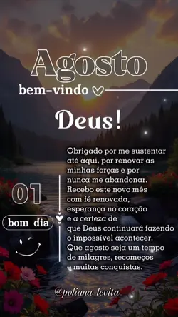 BEM VINDO AGOSTO