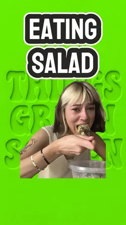 Eating Salad