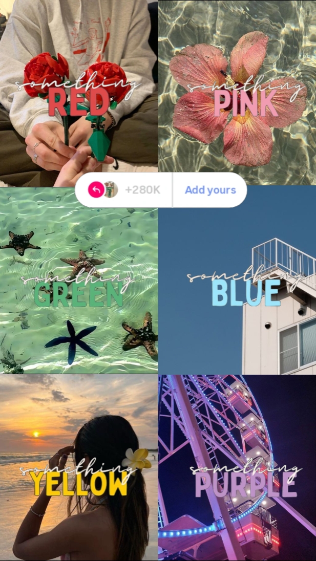 quelque chose de couleur