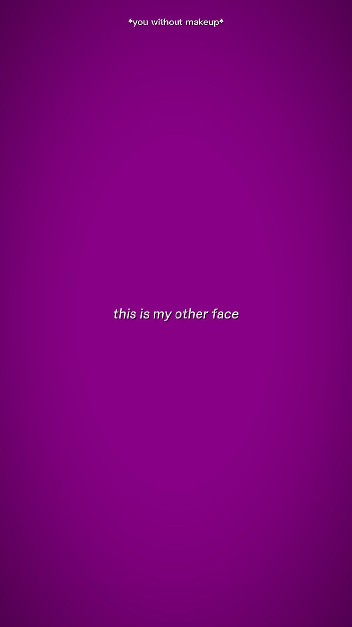 my face
