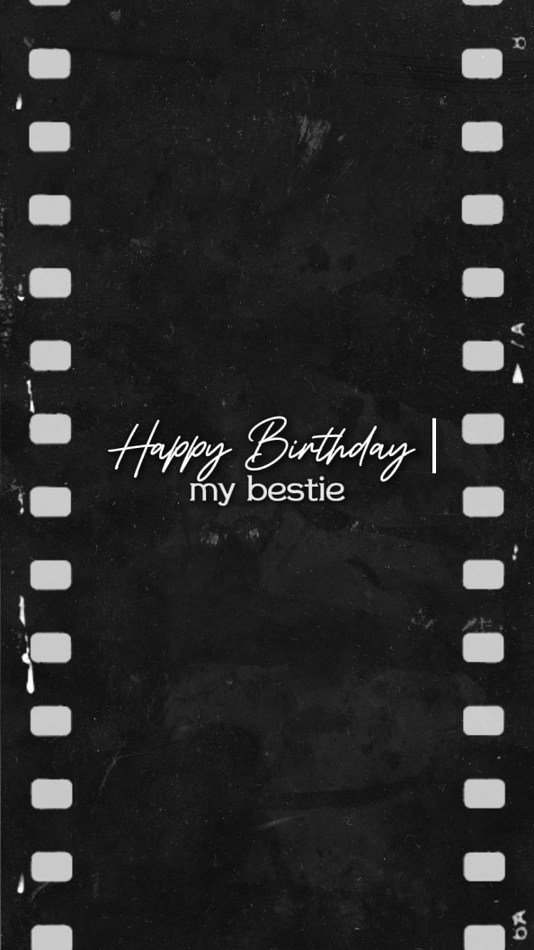 HBD MINHA MELHOR AMIGA
