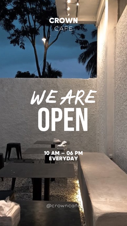 We Are Open