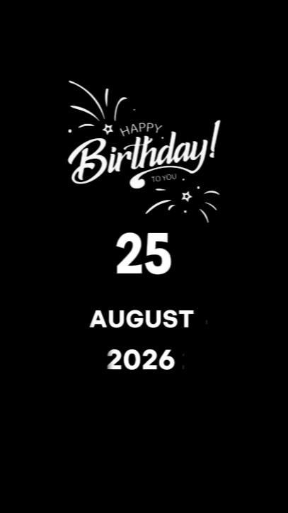BIRTHDAY DAD 25 AUG