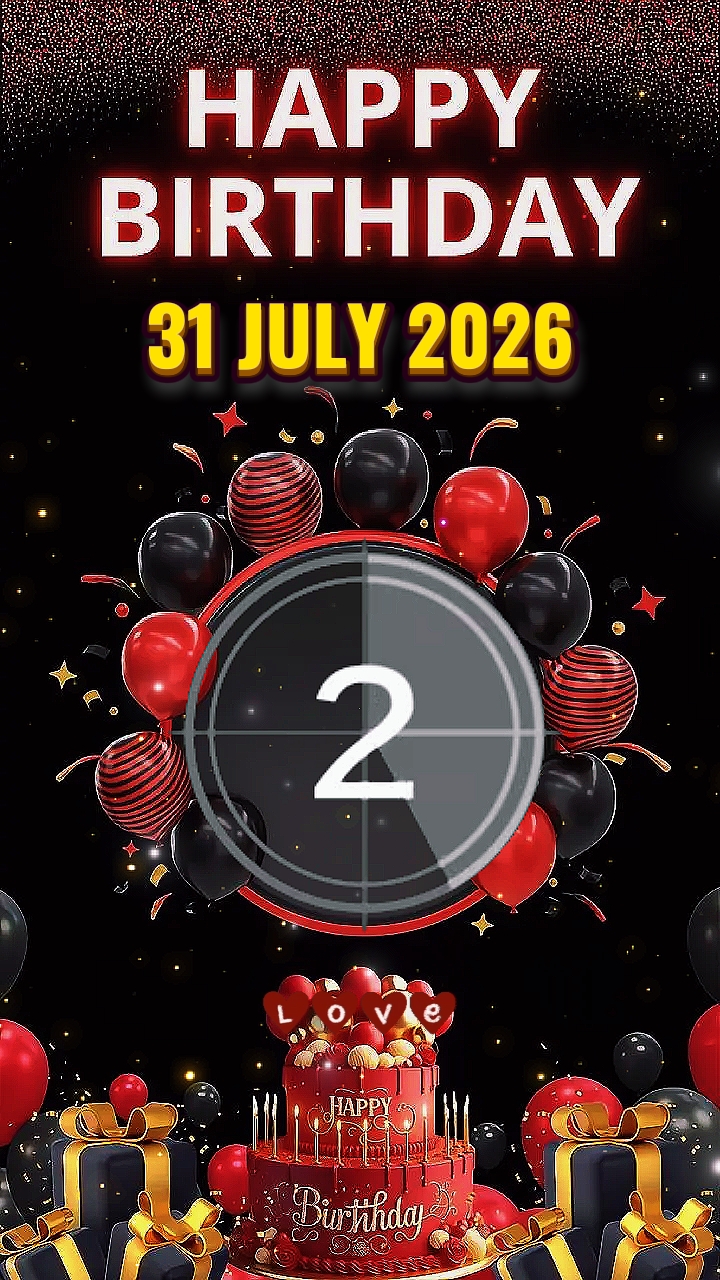 HBD 31 Juli 2026