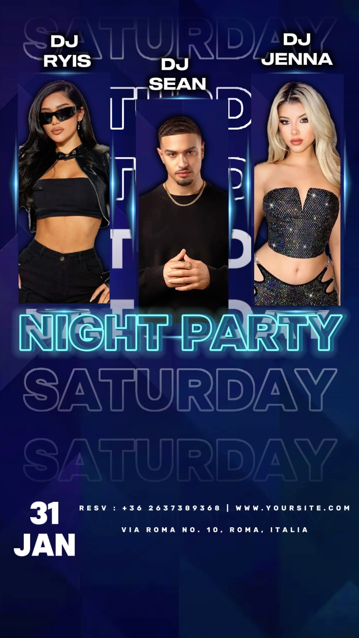 Poster Party Night 