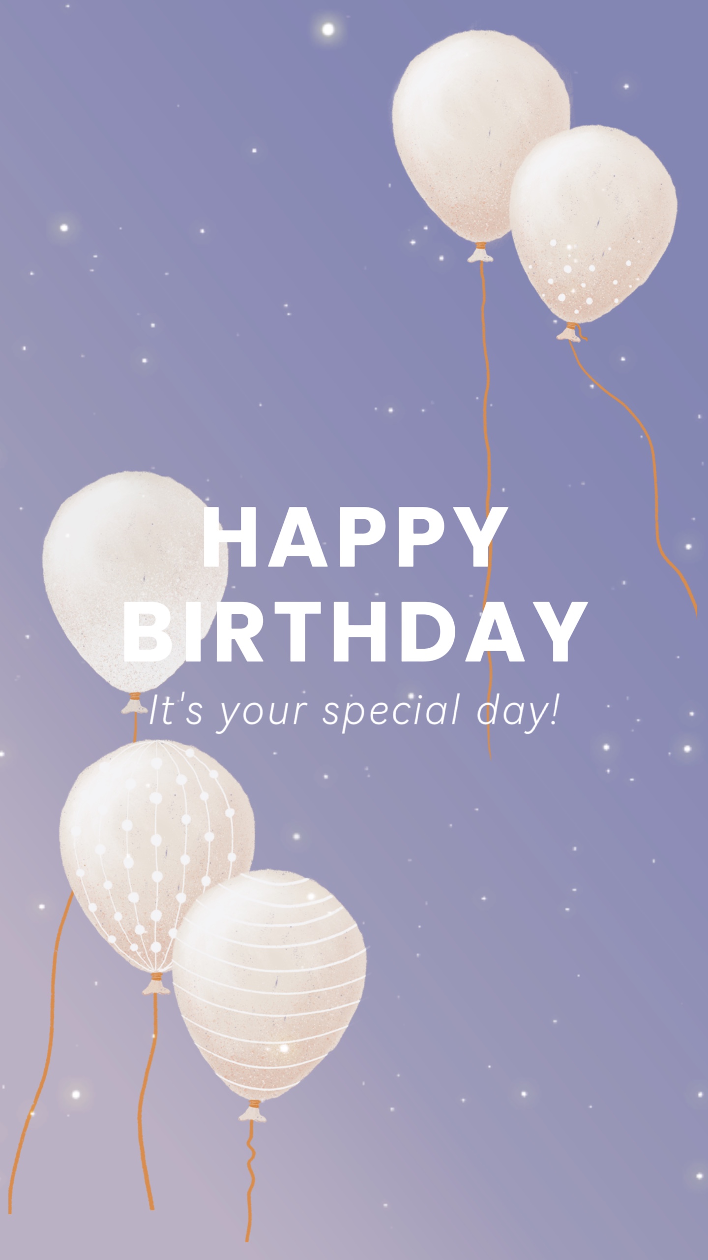 Birthday-themed Minimalist Style Brand clothing Promotion