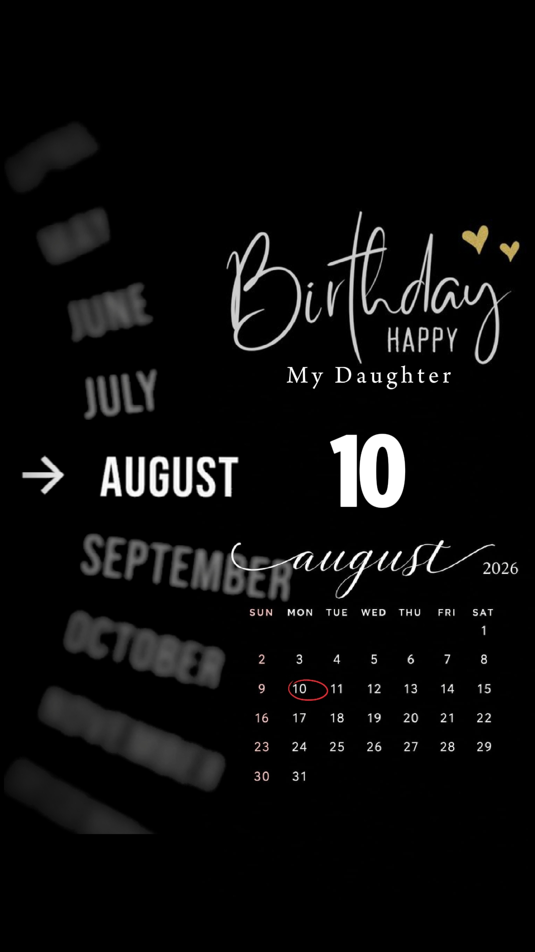 HBD 10 AUGUST