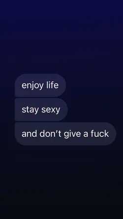 ENJOY LIFE STAY SEXY