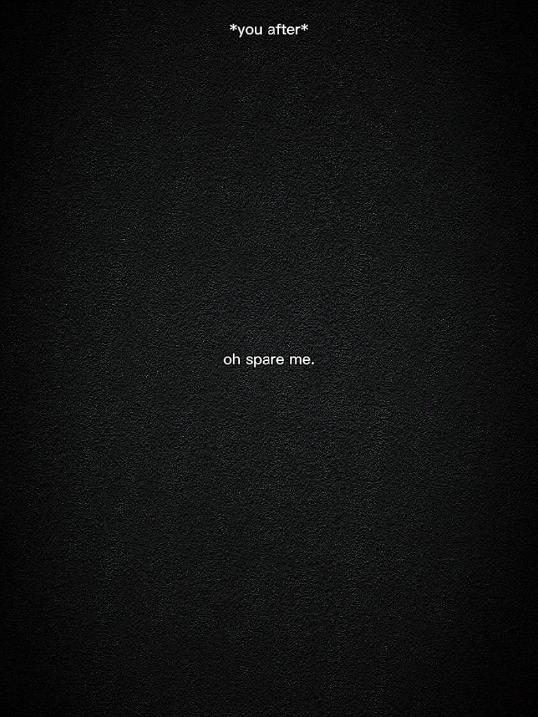 oh spare me 