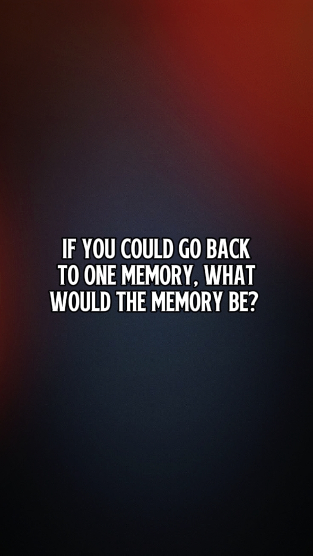 back to one memory
