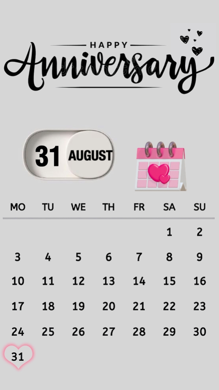 Anniversary 31August