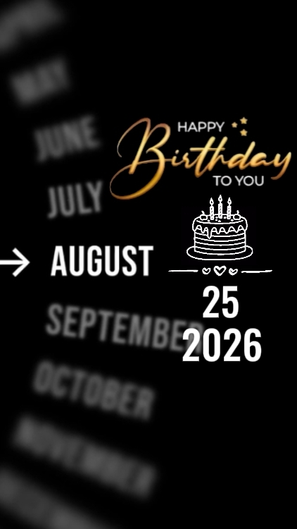 BDAY SISTER 25 AUG