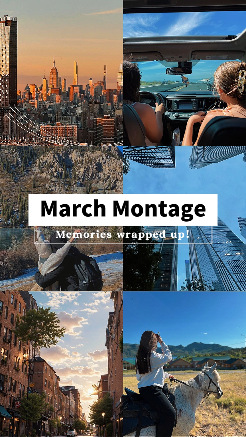 Montagem de março