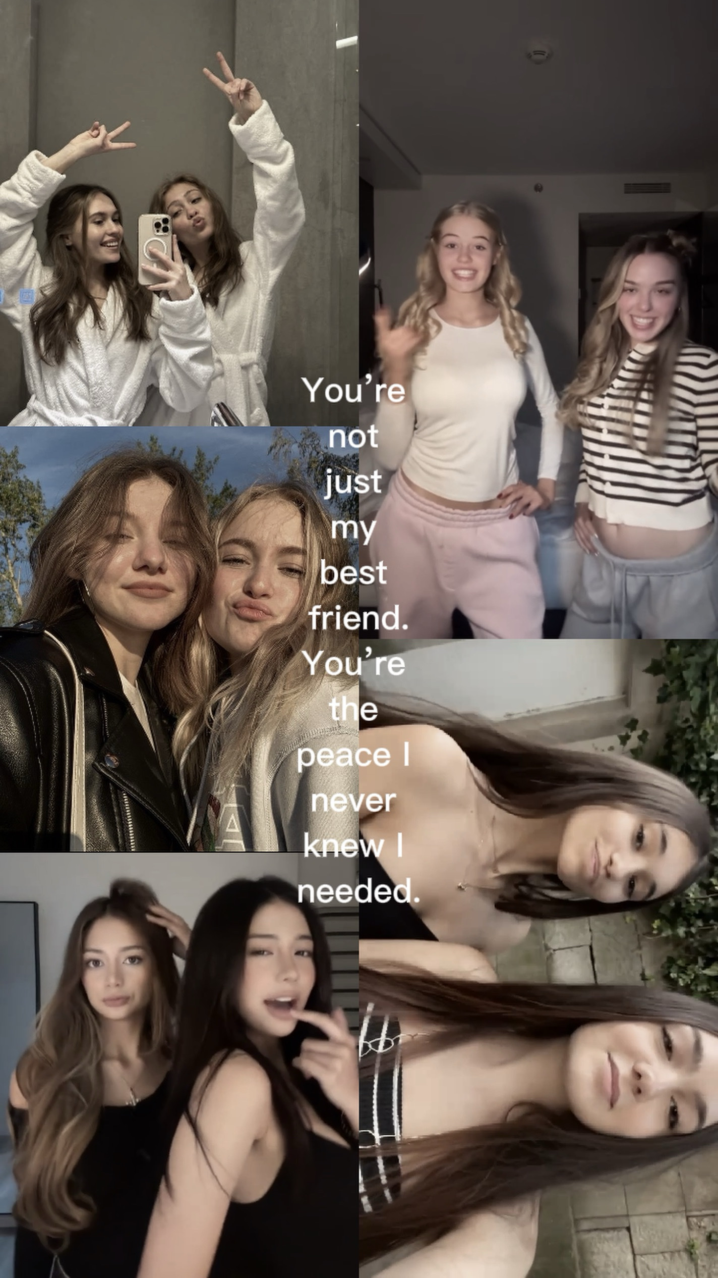 You’re the peace 