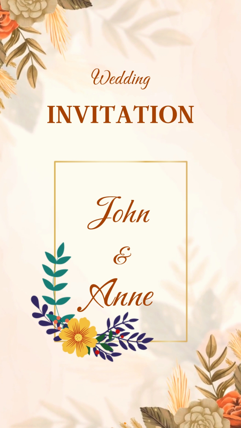 INVITACIÓN DE BODA