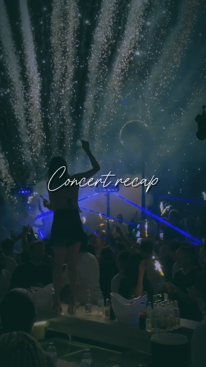 Récapitulatif du concert