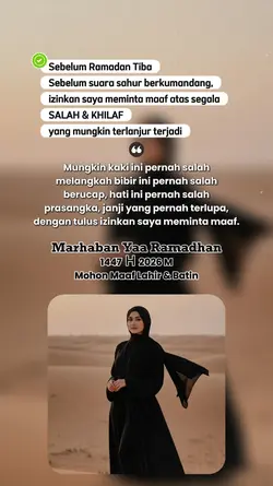 sebelum Ramadhan