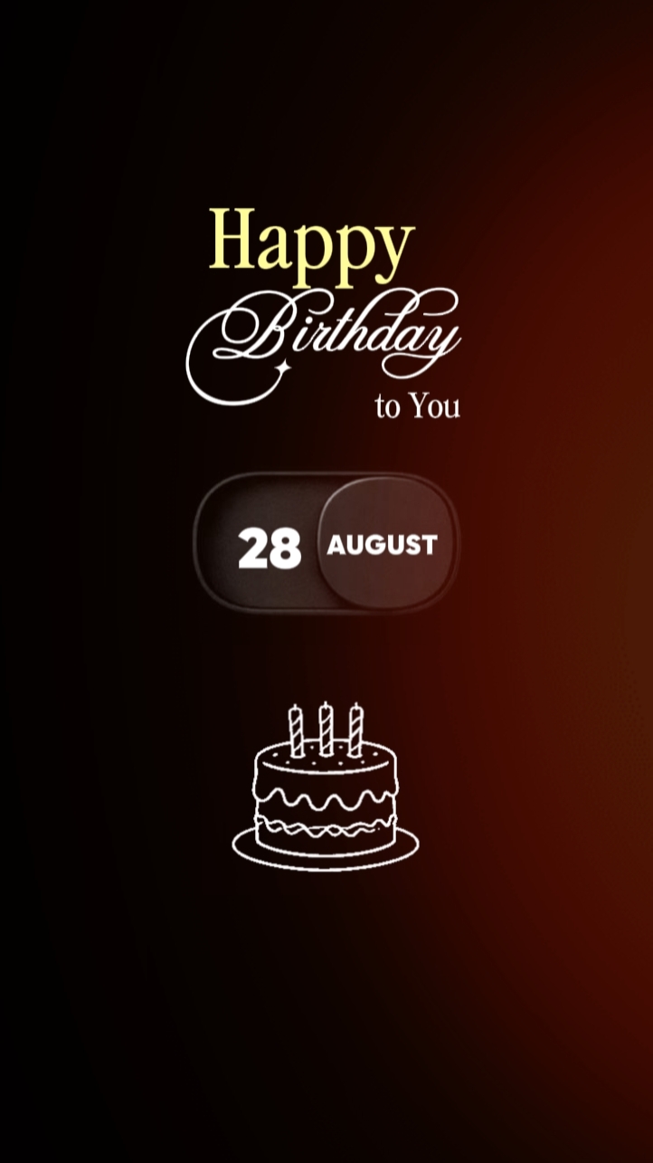 Cumpleaños 28 de agosto 
