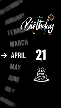Hbd 21 April Sister