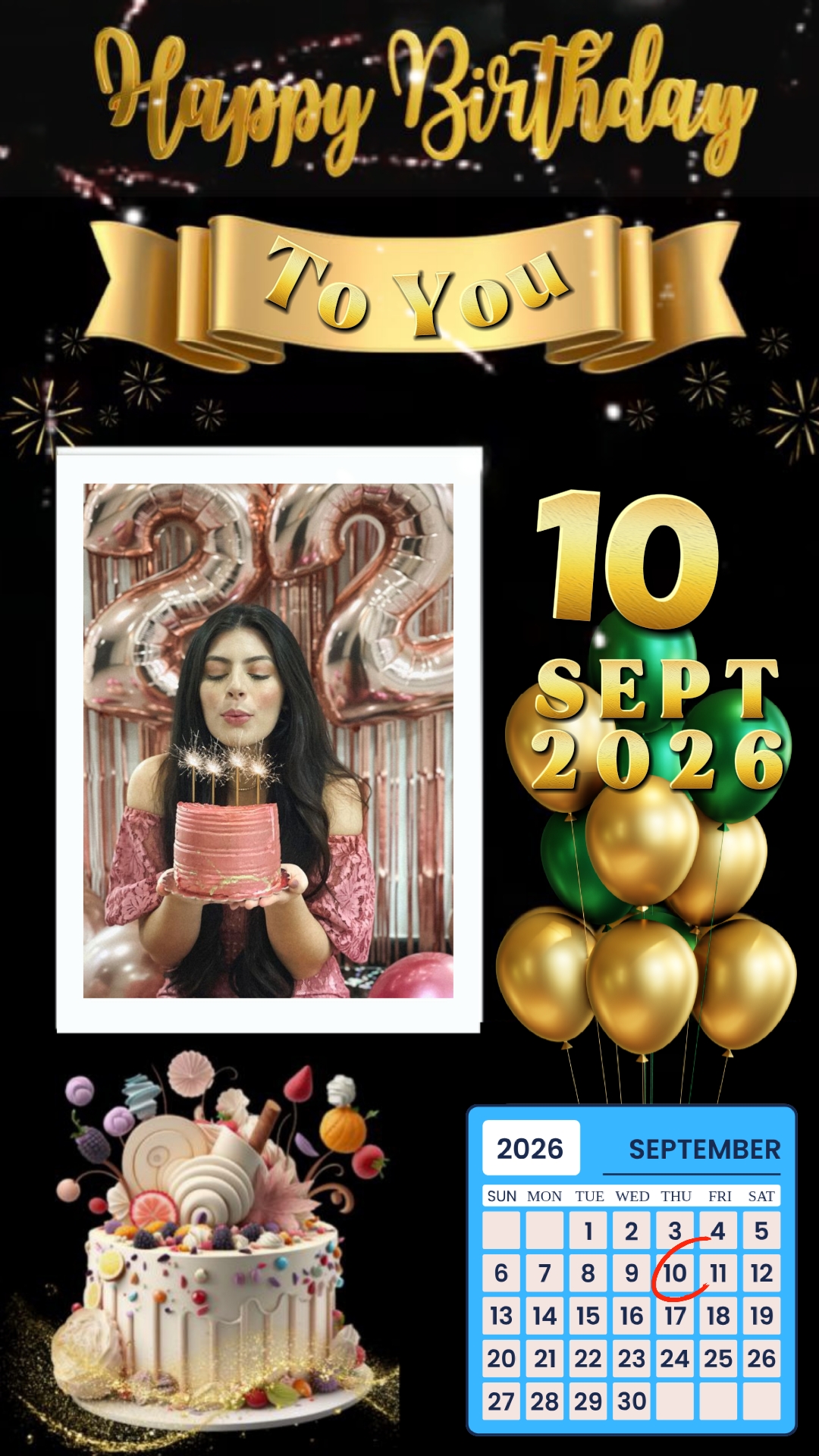 Birthday 10 Sep 2026