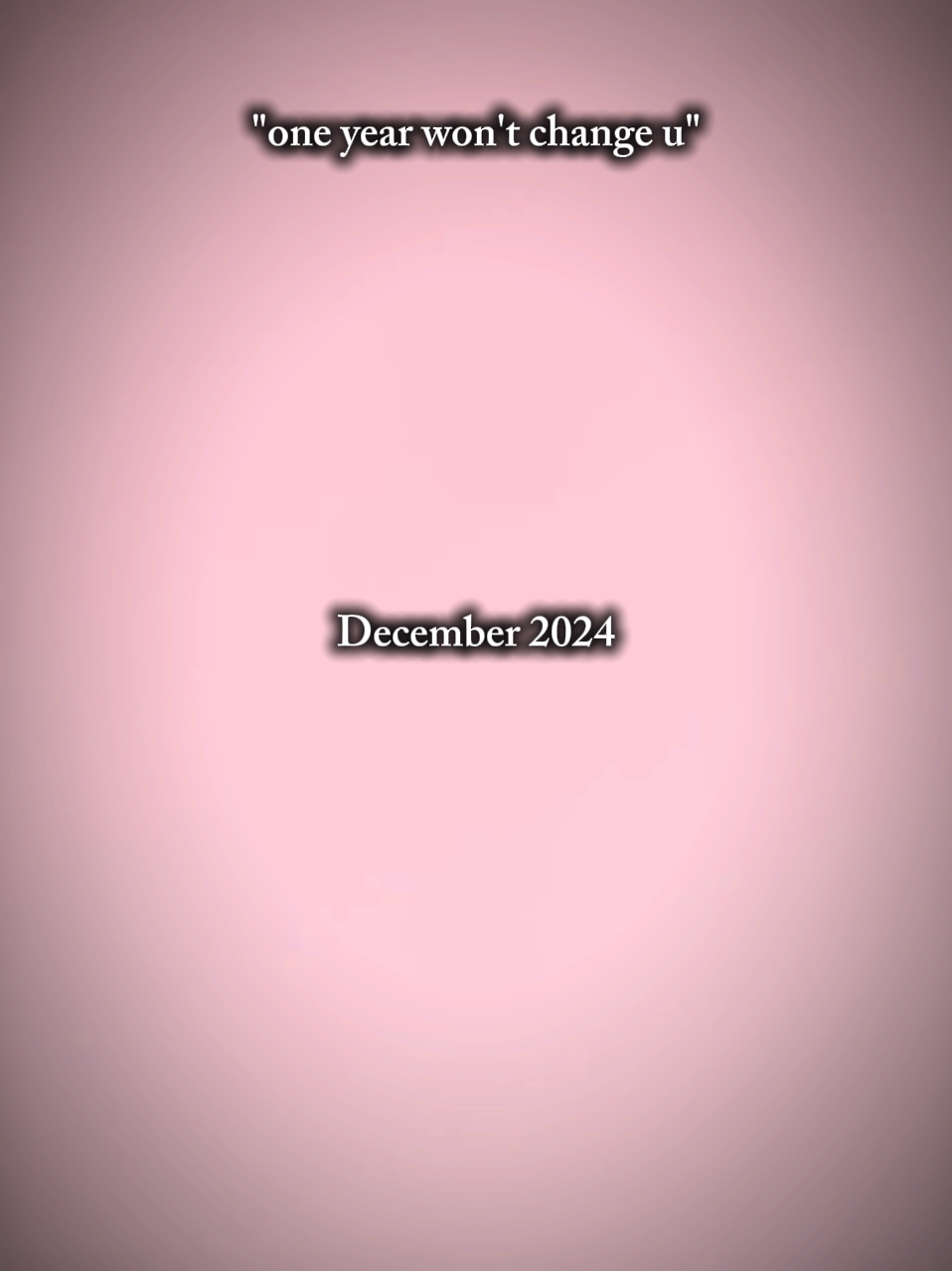 1 Jahr wird sich nicht ändern 