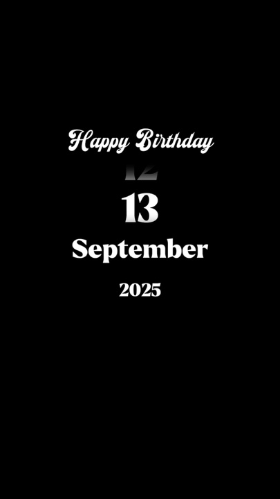 Hbd 13 de setembro de 2025