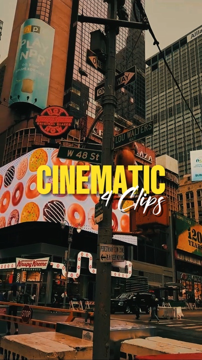 4 clips cinematográficos 