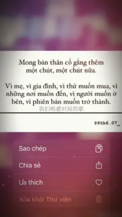 Mog bản thân cố gắng