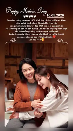 Mẫu Chúc Mẹ 10/5