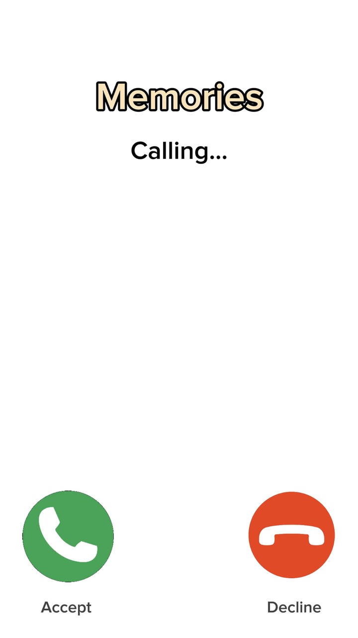 Memories are calling