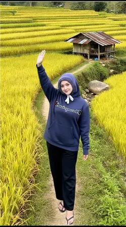 suasana pesawahan