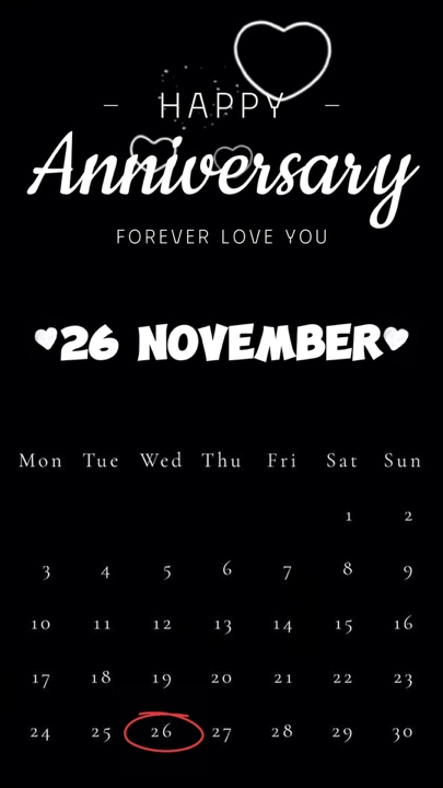 Anniv 26 de noviembre 