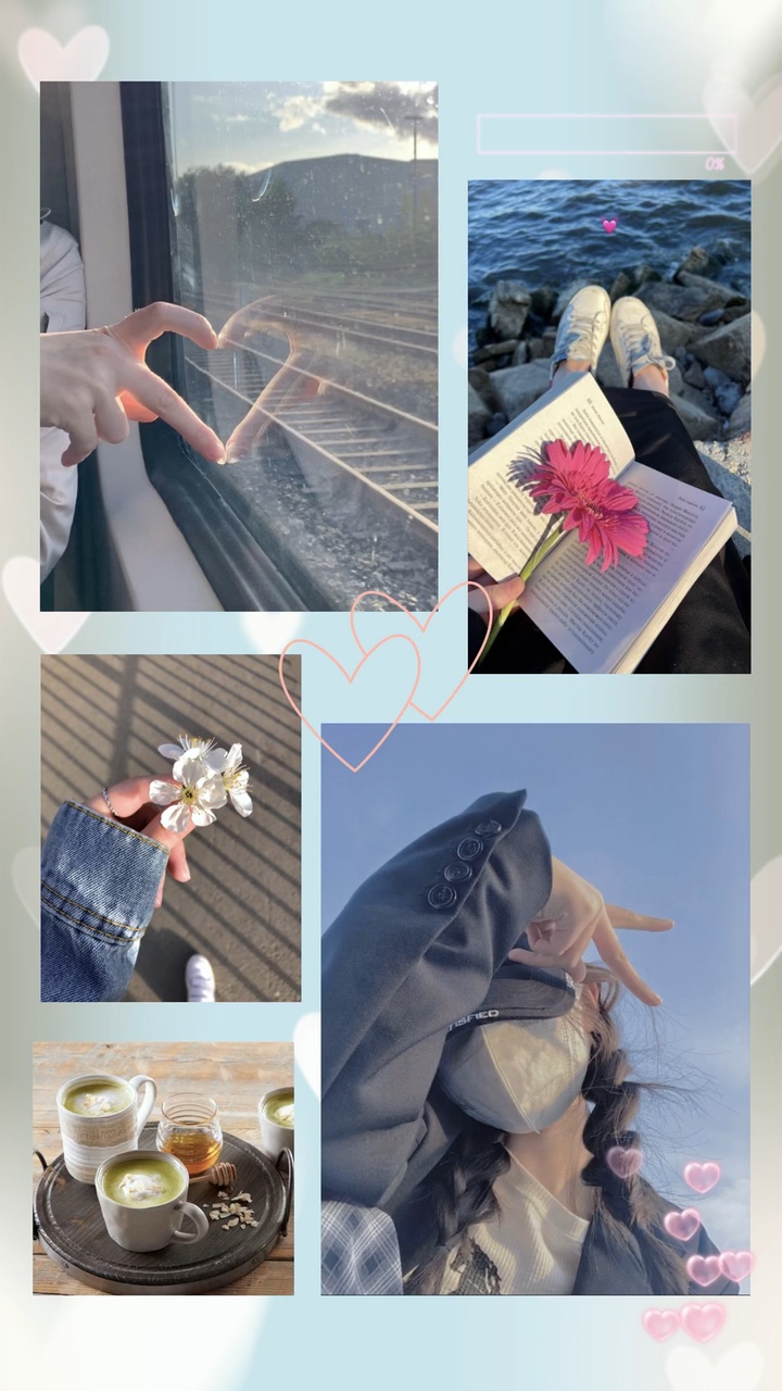 Mẫu 5 ảnh cute